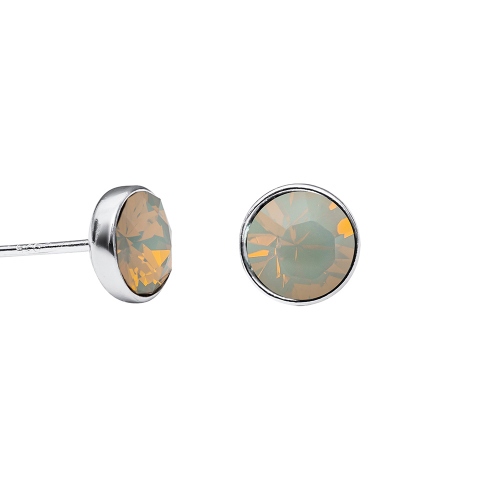 Фото Пусеты Light Grey Opal Kristal Fiore Luna SWE297 LGO S