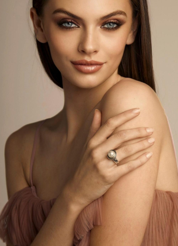 Фото Кольцо 18,5 Pearl VIDDA 01675