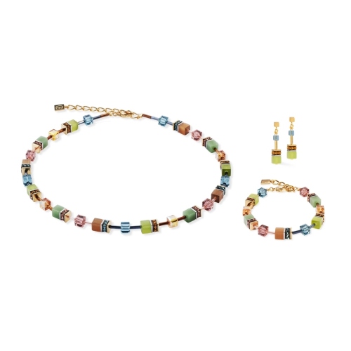 Фото Серьги Forest bicolor Olive Green Coeur de Lion 2838/21-0905