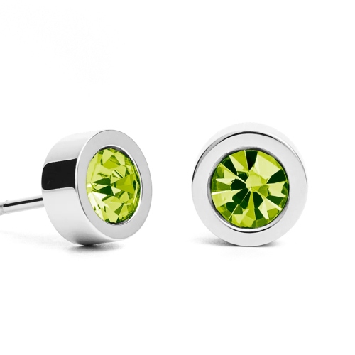 Пусеты Apple Green 5х2.5 Fiore Luna SWE125 AG S