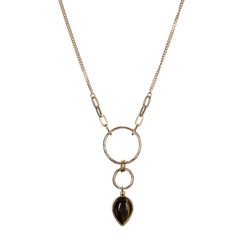Фото Колье TIGER EYE Elegia Fiore Luna LN3171-6 BR/G