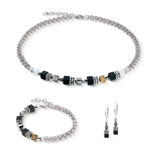 Фото Колье Black-Silver Coeur de Lion 3021/10-1317