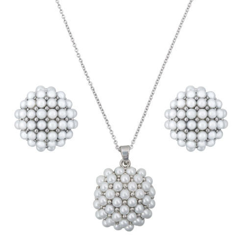 Комплект колье+серьги Fiore Luna SG208407E-001 S