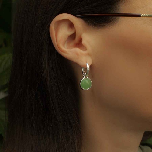 Фото Серьги GREEN AVENTURINE Fiore Luna Classic Fiore Luna LE1114 G/S