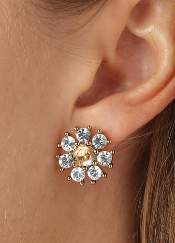 Фото Серьги AUDE SG GOLDEN / CRYSTAL Dyrberg Kern 430070
