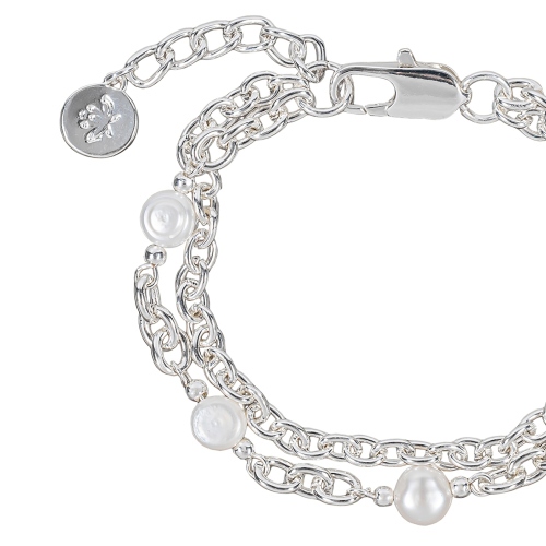 Фото Браслет Pearle Double Сarabiner Fiore Luna Classic Fiore Luna CL4511 S