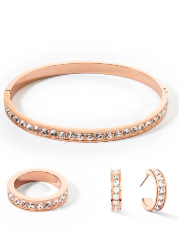 Фото Браслет Crystal-Rose gold 17 см Coeur de Lion 0131/33-1822