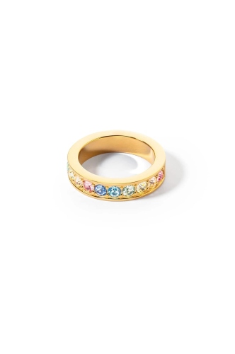 Фото Кольцо Multicolor Pastel Gold 18 мм Coeur de Lion 0131/40-1590 56