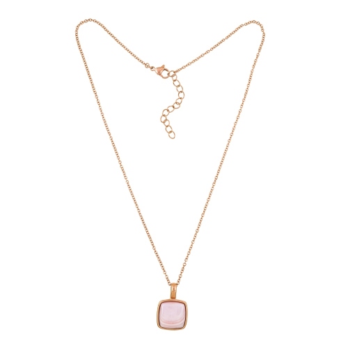 Фото Колье Куб SHELL ROSE Art Deco Fiore Luna BP02914-3 R/RG