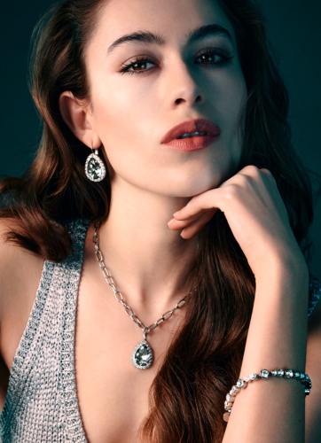 Фото Серьги FIORA SS GREY/CRYSTAL Dyrberg Kern 450078