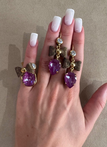 Фото Серьги Claudio Canzian CC00202301 Violet