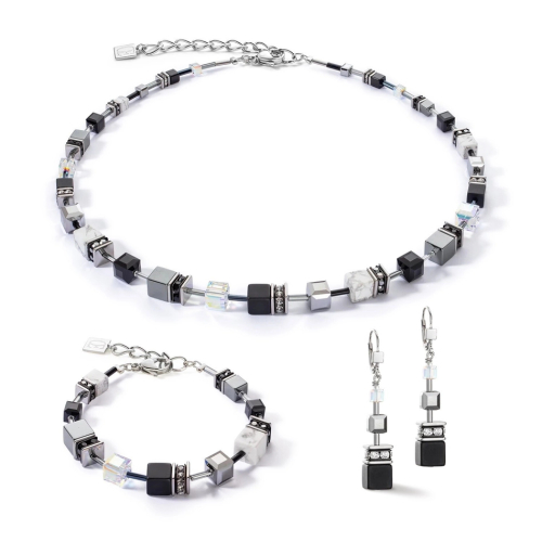 Фото Серьги Black-White Coeur de Lion 4530/20-1314