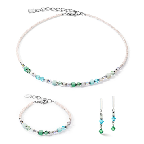 Фото Серьги Mint Green Coeur de Lion 4239/21-0522