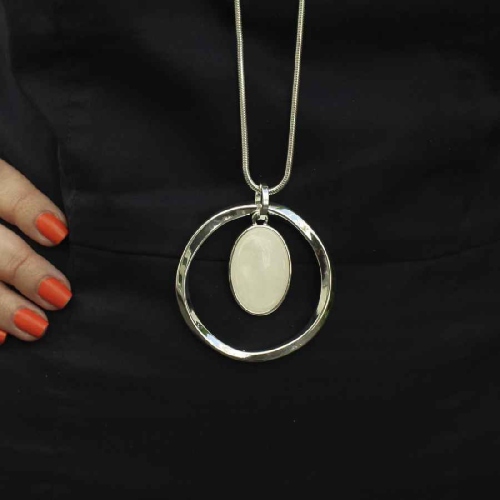 Фото Колье CRYSTAL-MOON OPAL Elegia Fiore Luna LN5137 BW/S