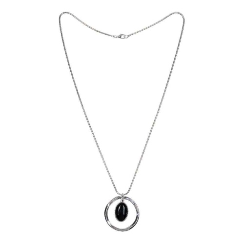 Фото Колье BLACK QUARTZ Elegia Fiore Luna LN5135 BW/S