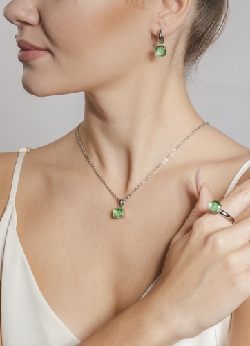 Фото Колье Firenze peridot Qudo 400161.1 G/RG
