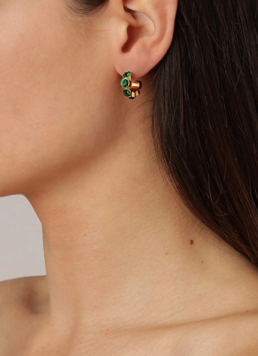 JENNA SG GREEN серьги 390103