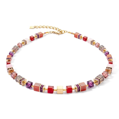 Фото Колье GeoCUBE Precious statement gold-red 3039/10-0316