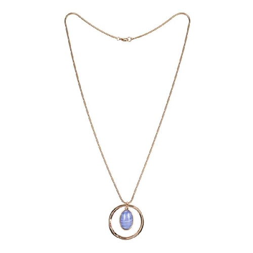 Фото Колье SAPPHIRINE AGATE Elegia Fiore Luna LN5141 BL/G