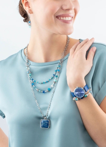 Фото Серьги Turquoise Coeur de Lion 4715/21-0600