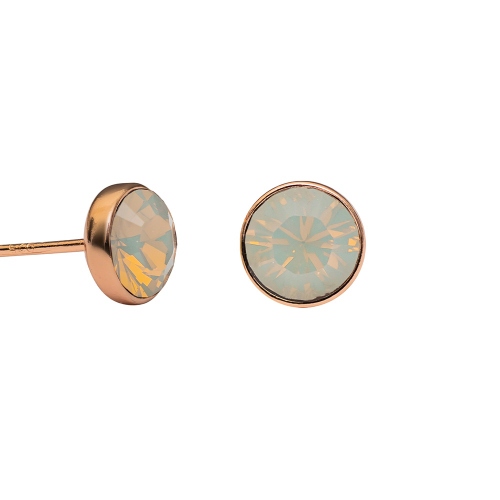 Фото Пусеты Light Grey Opal Kristal Fiore Luna SWE297 LGO RG