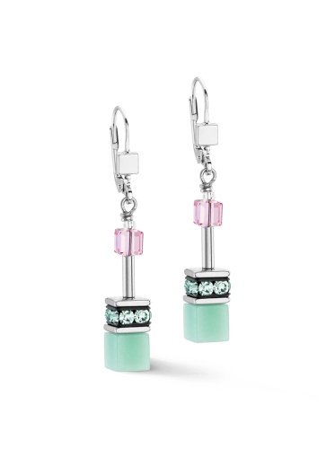Фото Серьги Green-Pink Coeur de Lion 4023/20-0504