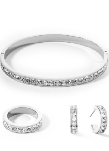 Фото Кольцо Crystal-Silver 16.5 мм Coeur de Lion 0131/40-1817 52