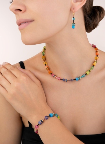 Фото Колье Multicolour Rainbow Gold Coeur de Lion 2838/10-1573