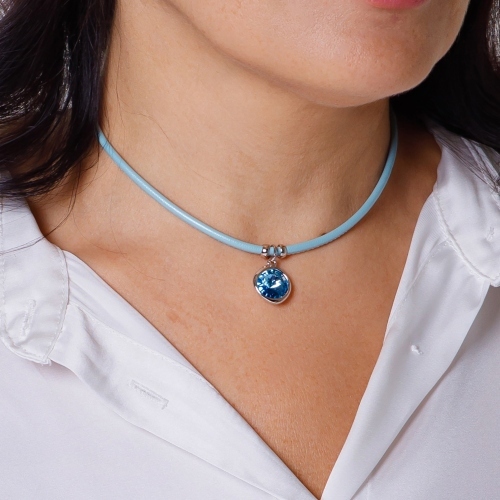 Фото Колье Ocean Delight Kristal Fiore Luna B1902.21 BL/S