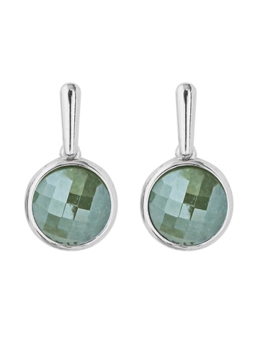 Фото Серьги pearl green quartz Possebon A1993.16 G/S
