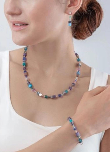 Фото Колье Turquoise-Purple Coeur de Lion 2839/10-0608