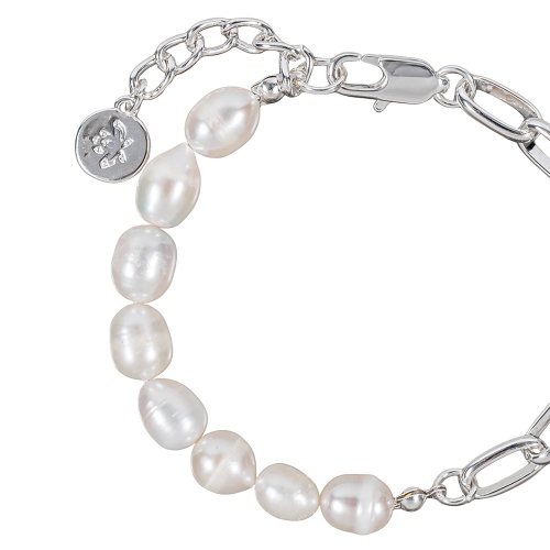 Браслет Pearle Half Сarabiner Fiore Luna CL4529 S