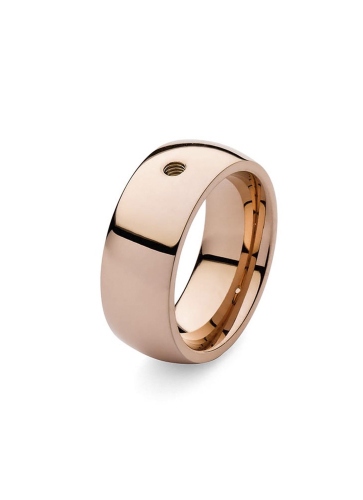Фото Кольцо - база Basic big gold 18.4 мм Qudo 627016  RG