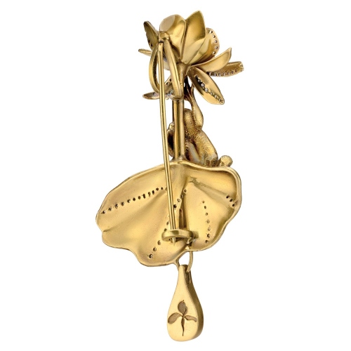 Фото Колье/Брошь Rana di loto Fiore di Firenze CO1702 PEARL