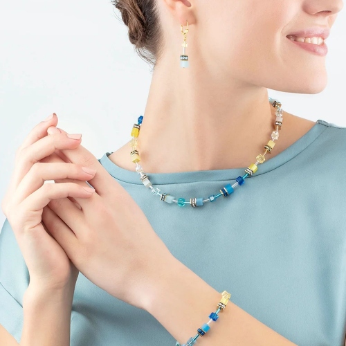 Фото Колье Turquoise-Yellow Coeur de Lion 2838/10-0601