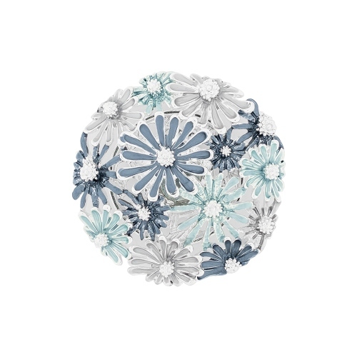Фото Брошь Хризантемы Fiore Luna Classic XZ0985.21 BL/S