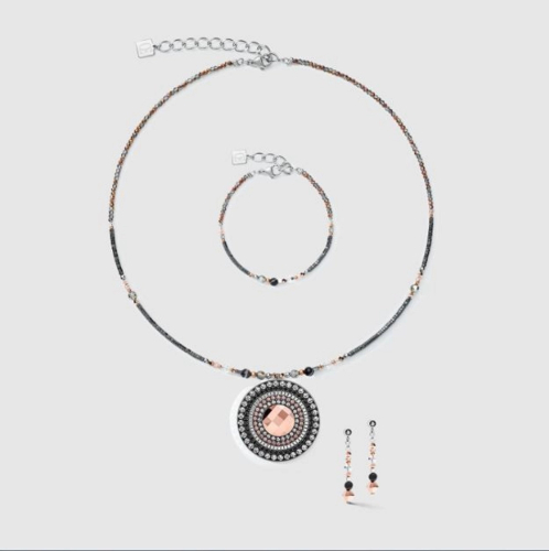 Фото Серьги Grey-Crystal Coeur de Lion 5035/21-1218