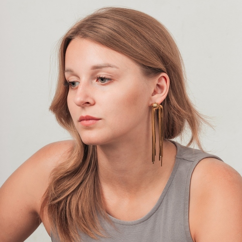 Серьги Узел Fiore Luna AWE1061-G