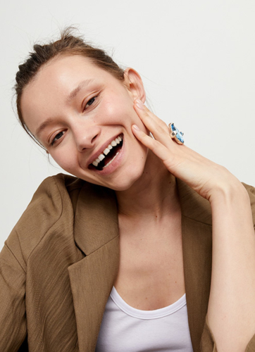 Фото Кольцо Ser Deslumbrante UNOde50 ANI0851AZUMTL15