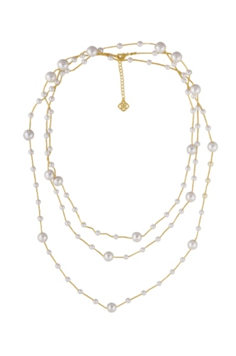 Фото Колье Silver/Gold Uvelina NR73 0215G-31N