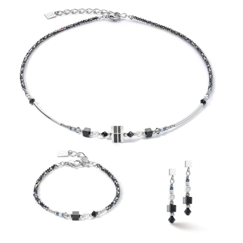 Фото Колье Black-Silver Coeur de Lion 4355/10-1317