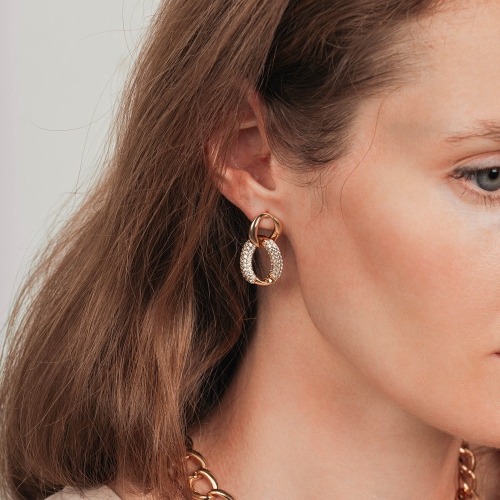Серьги gold eight Mason ABE27977-02 G