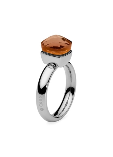 Фото Кольцо Firenze smoked topaz 18.5 мм Qudo 610755 BR/S