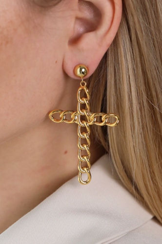Фото Серьги Silver/Gold Uvelina BS05 0701G-00E