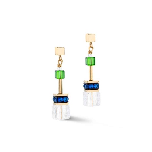 Фото Серьги Multicolour Gold Coeur de Lion 3018/21-1516