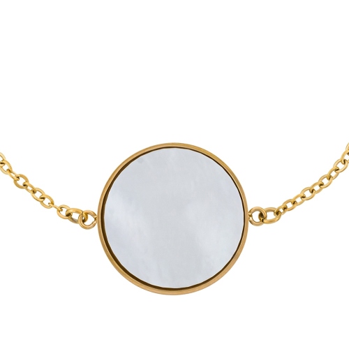 Фото Браслет SHELL WHITE Art Deco Fiore Luna CB01734-3 BW/G