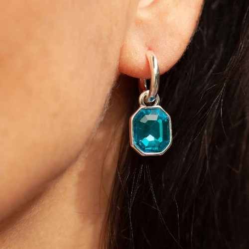 Фото Серьги Aquamarine Elegia Fiore Luna LE6111 S