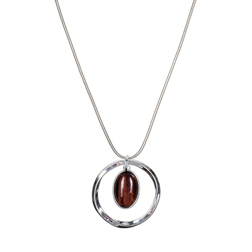 Фото Колье COFFE AGATE Elegia Fiore Luna LN5146 BR/S