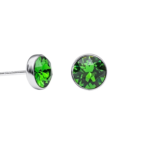 Фото Пусеты Fern Green Kristal Fiore Luna SWE297 FG S