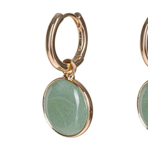 Фото Серьги GREEN AVENTURINE Elegia Fiore Luna LE1119 G/G